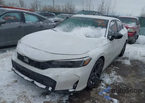 2025 Honda Civic Sport from USA, damaged, VIN 19XFL2H80SE008326